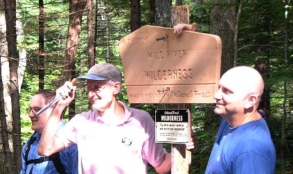 Wild River Boundary Placement on Basin Trail